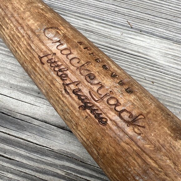 VTG Crackerjack Little League Hillerich & Bradsby Co. 02 Baseball Wood Bat 27" - Picture 10 of 15